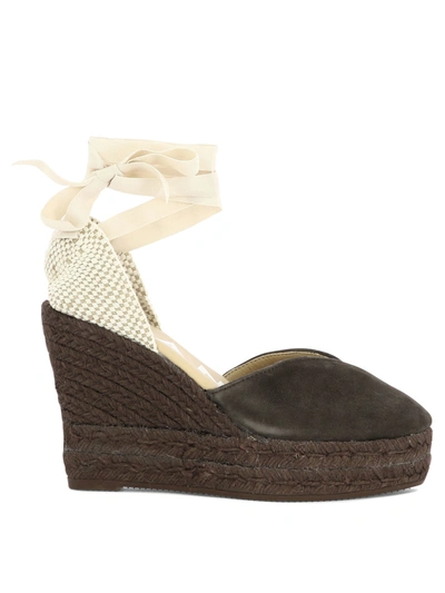 Manebi Manebí "heart-shaped Wedge" Espadrilles In Brown