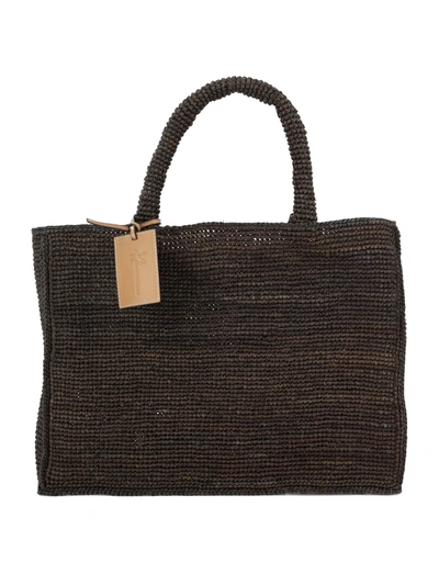 Manebi Sunset Large Handbag In Brown