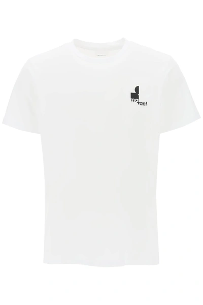 Isabel Marant 'zafferh' T-shirt With Logo Print In White