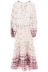 Isabel Marant Étoile Fratela-ge Print Long Sleeve Maxi Dress In Multi