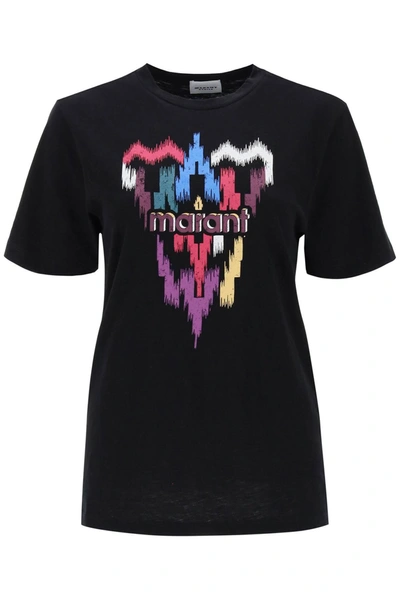 Marant Etoile T-shirt Zewel In Black