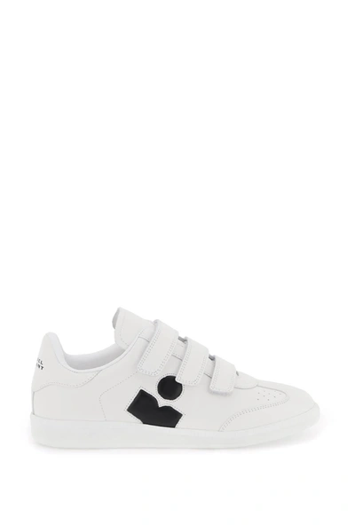 Marant Etoile Beth Leather Sneakers In White