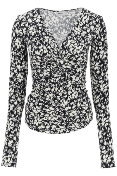 MARANT ETOILE ISABEL MARANT ETOILE LYSS LONG SLEEVE JERSEY TOP