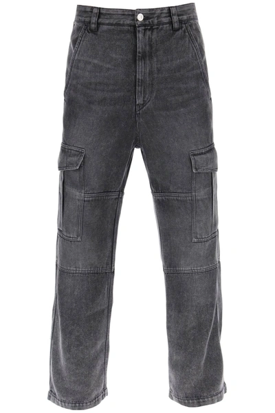 Marant Temim Cargo Jeans In Grey