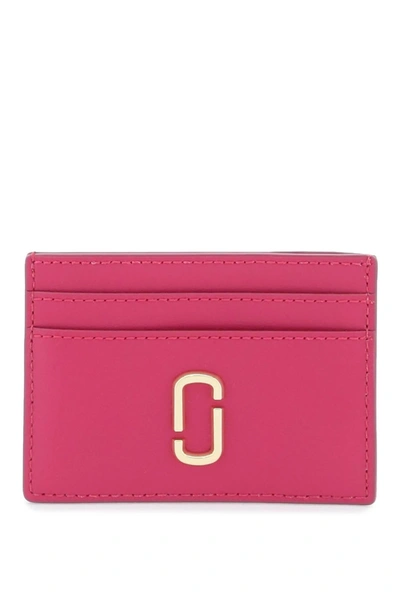 Marc Jacobs The J Marc Card Case In Pink & Purple