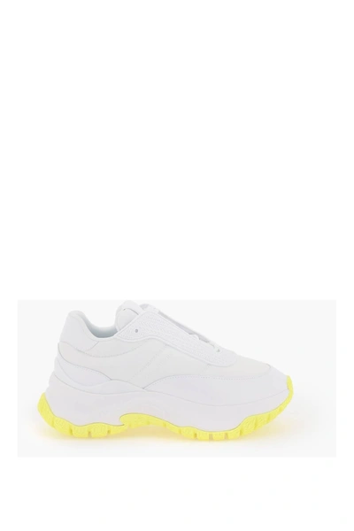 Marc Jacobs The Lazy Runner Logo-embossed Sneakers In White