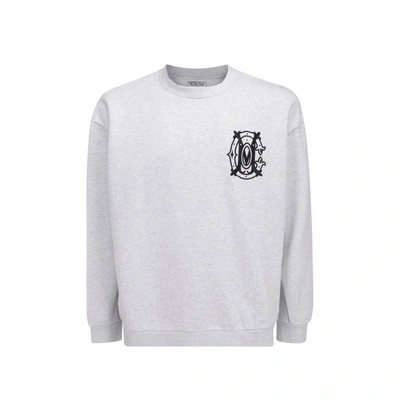 MARCELO BURLON COUNTY OF MILAN MARCELO BURLON COUNTY OF MILAN COTTON LOGO SWEATSHIRT