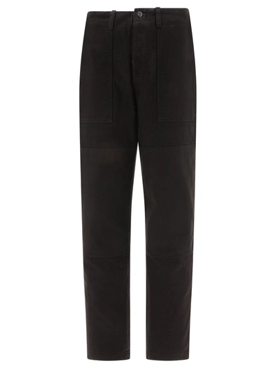 Marcelo Burlon County Of Milan Denim Trousers In Black