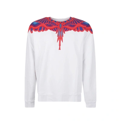 Marcelo Burlon County Of Milan Marcelo Burlon Grizzly Wings Sweatshirt In White