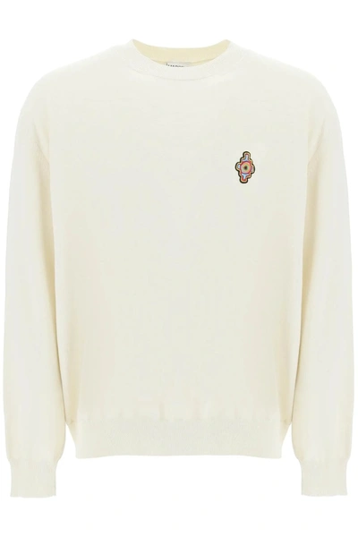 Marcelo Burlon County Of Milan Sunset Cross Knit Jumper In White