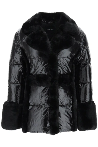 MARCIANO BY GUESS MARCIANO BY GUESS PUFFER JACKET WITH FAUX FUR DETAILS