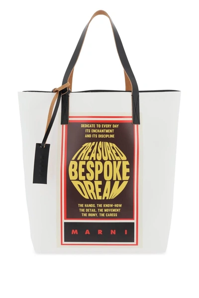 Marni Sacs Homme Tribeca Shopping Bag In Multicolour