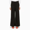 MARNI MARNI BLACK WOOL PALAZZO TROUSERS