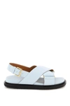 Marni Leather Fussbett Sandals