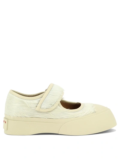 Marni Mary Janes Sneakers In White