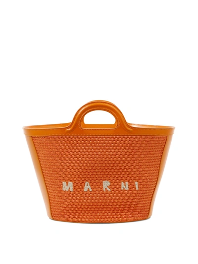 Marni Tropicalia Handbag In Orange