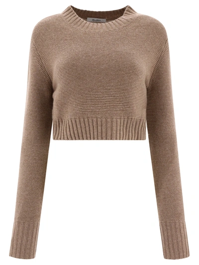 Max Mara Kaya Sweater In Cammello