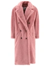 Max Mara Zitto Teddy Coat In Pink