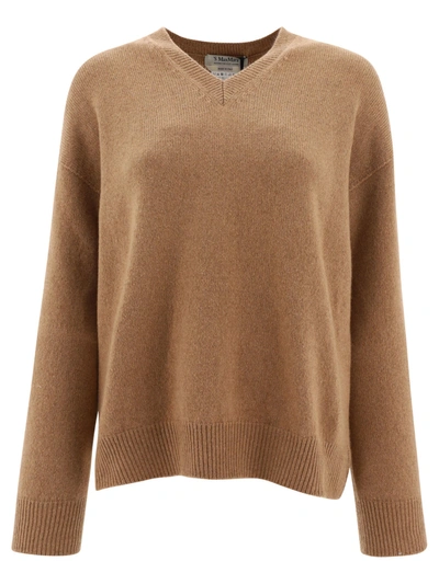 Max Mara S Humour Sweater In Brown