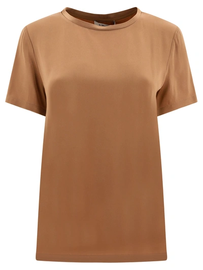 Max Mara S Rebecca Satin T Shirt