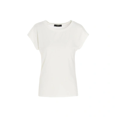 Max Mara Weekend Multie Cotton T-shirt In White