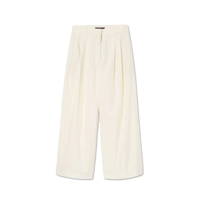 Max Mara Weekend Pausa Trousers In White