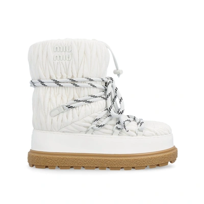 Miu Miu Ski Boots In White