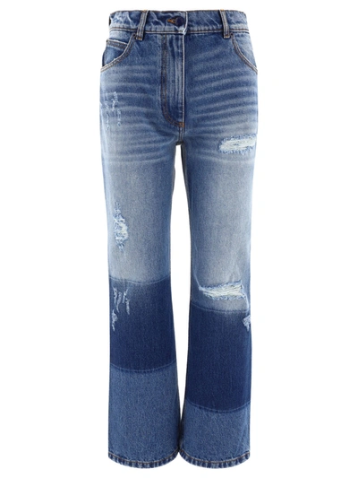 Moncler Genius X Palm Angels Denim Trousers In Blue