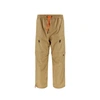 Moncler Elastic Waist Straight Leg Trousers In Beige
