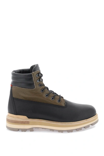 Moncler Peka Lace Up Boots In Multicolor