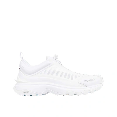 Moncler White Trailgrip Lite Sneakers In 001 White