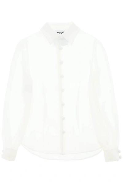 Moschino Silk Shirt In White