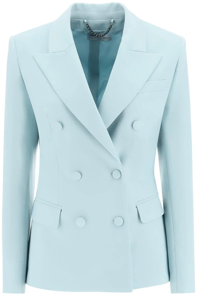 Mvp Wardrobe Waldorf Blazer In Cyan Polyamide In Light Blue