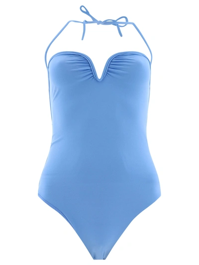 Nanushka Blue Brissa One-piece Swimsuit