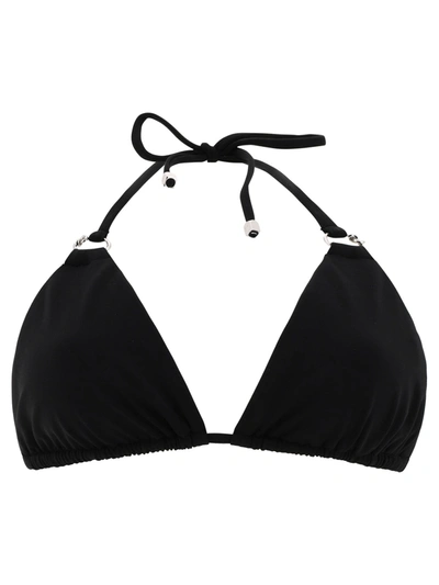 Nanushka "zaida" Bikini Top In Black