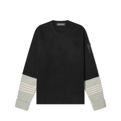 Neil Barrett Wool And Cashmere Sweater In Black