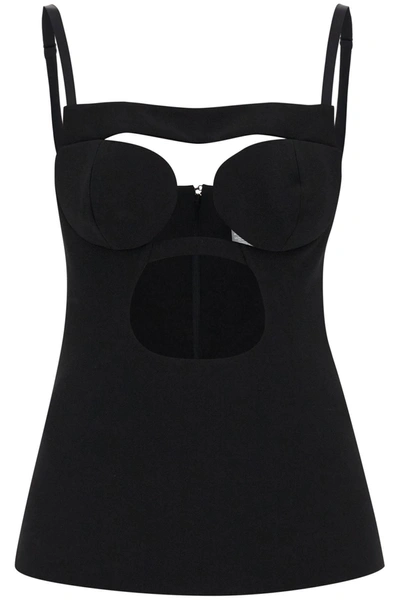 NENSI DOJAKA NENSI DOJAKA CUT OUT TOP WITH PADDED CUP