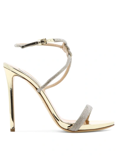 Ninalilou "micol 100" Sandals In Gold
