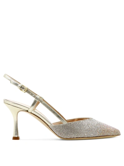 Ninalilou "mya 755" Slingbacks In Gold