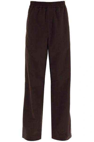 Oamc 'dome' Straight Cut Pants In Brown