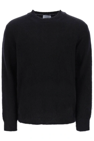 Off-white Arrow Mohair-blend Sweater In Black