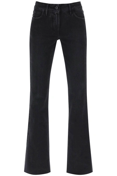 Off-white Bootcut Fit Jeans In Black No Color (black)