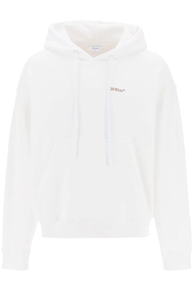 OFF-WHITE OFF WHITE HOODIE WITH BACK ARROW PRINT