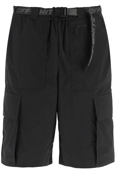 OFF-WHITE OFF WHITE INDUSTRIAL CARGO SHORTS