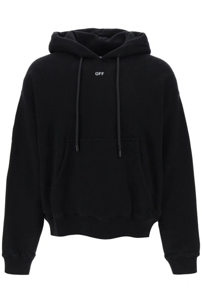 Off-white Off-print Hoodie In Black