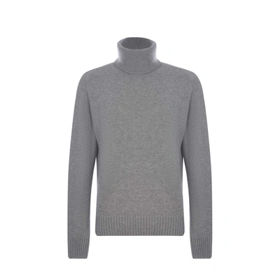 Off-white Basic Wool Pullover In Grey