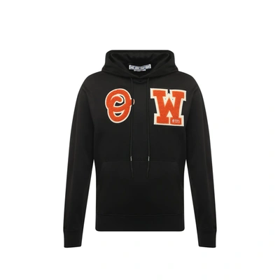 OFF-WHITE OFF WHITE OFF WHITE HOODED LOGO SWEATSHIRT