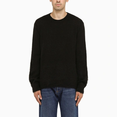 Off-white Arrow Intarsia Crew-neck Jumper In Nero