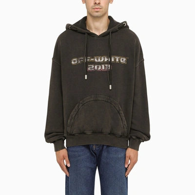 OFF-WHITE OFF WHITE™ BLACK HOODIE WITH PRINT