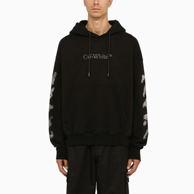 Off-white Black Logoed Hoodie